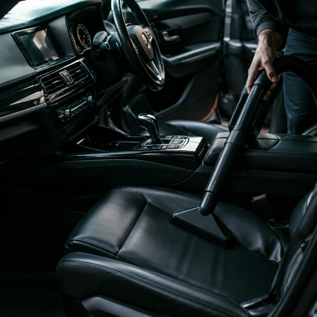Auto-interieur reiniging
